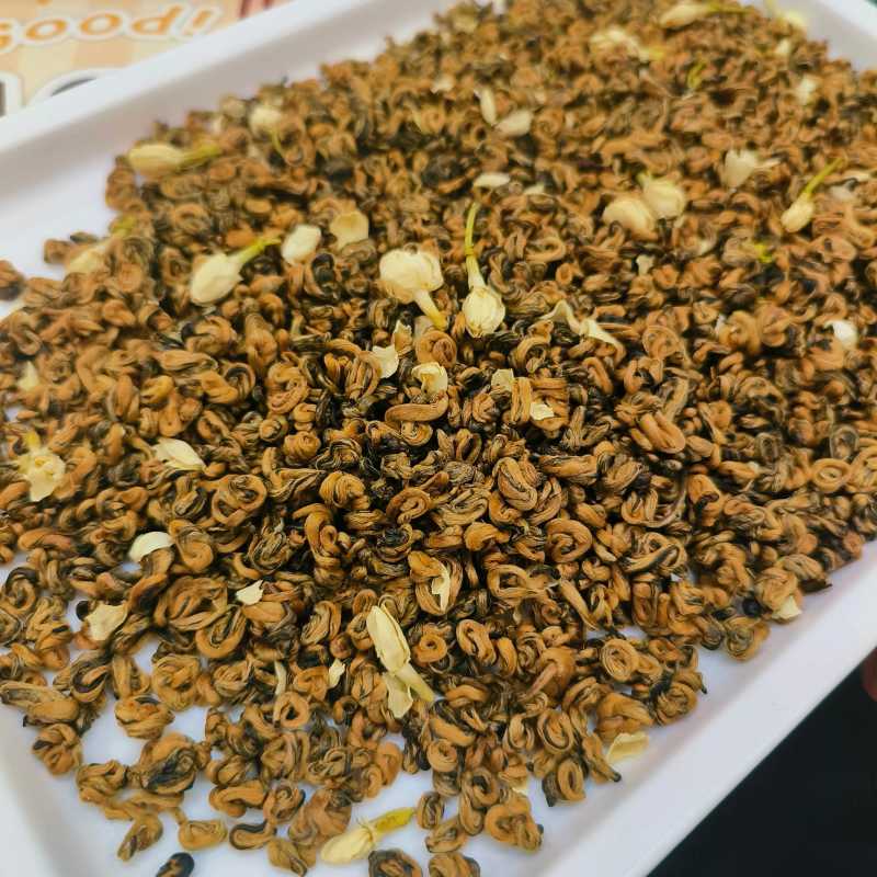 500g茉莉红茶滇红金螺新茶古树红茶蜜香浓香茉莉花茶