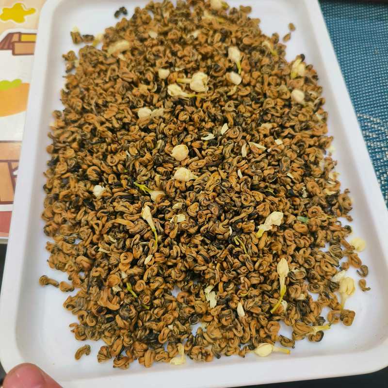 500g茉莉红茶滇红金螺新茶古树红茶蜜香浓香茉莉花茶