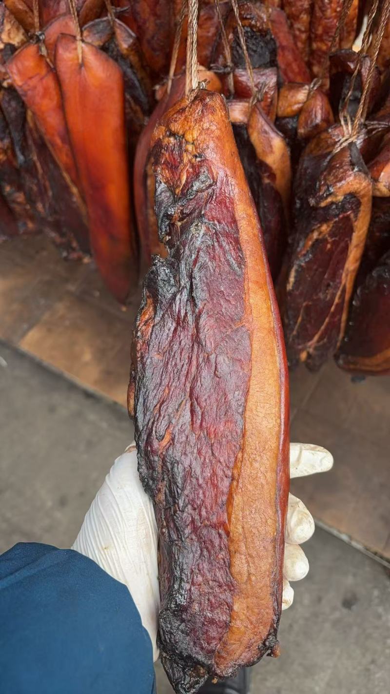 腊肉四川烟熏腊肉烟熏腊二刀展会景区地摊跑江湖厂家直销