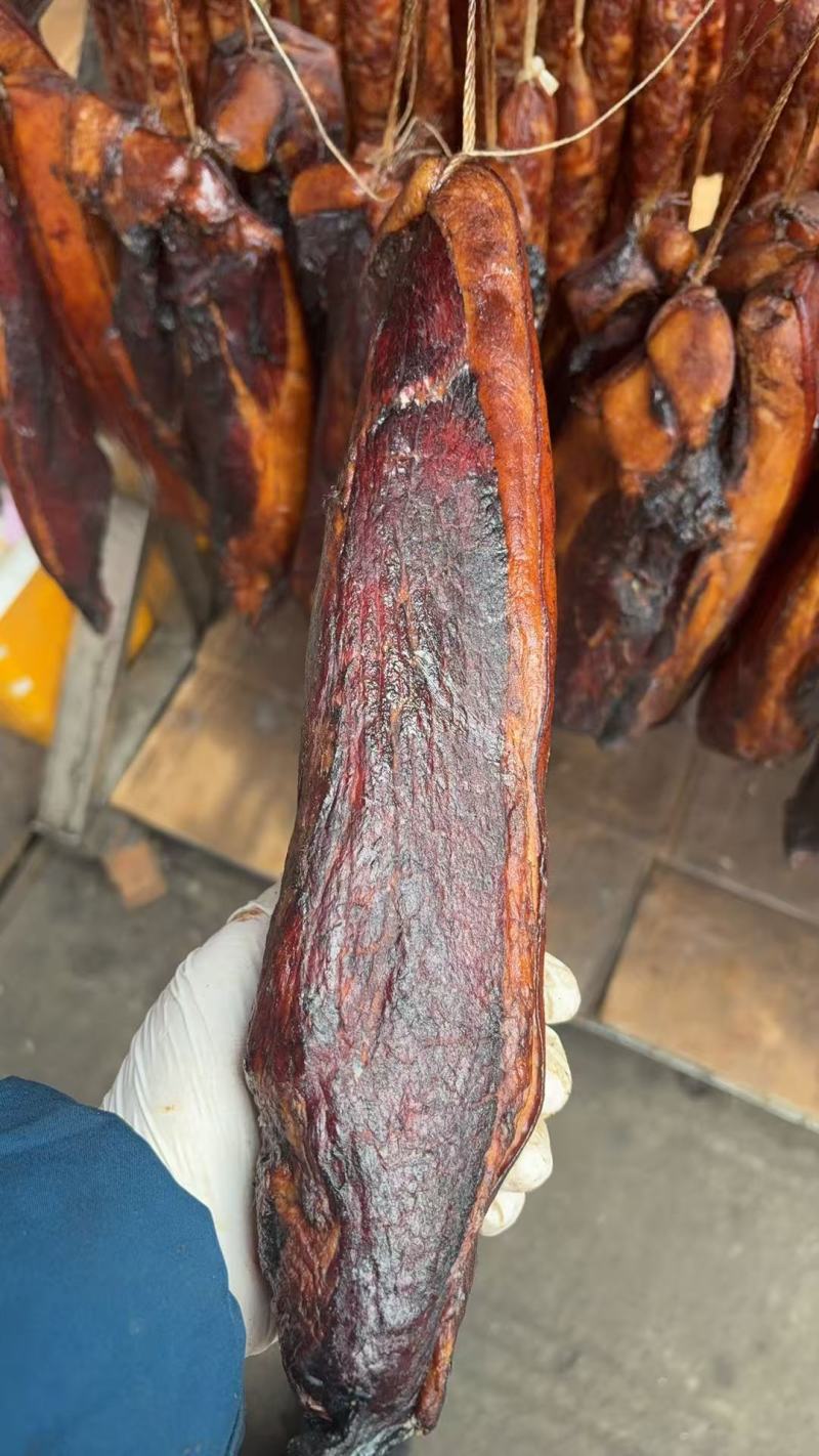 腊肉四川烟熏腊肉烟熏腊二刀展会景区地摊跑江湖厂家直销