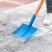 锰钢钢锹工地专用施工砂石水泥石灰铲加厚方头建筑平板家