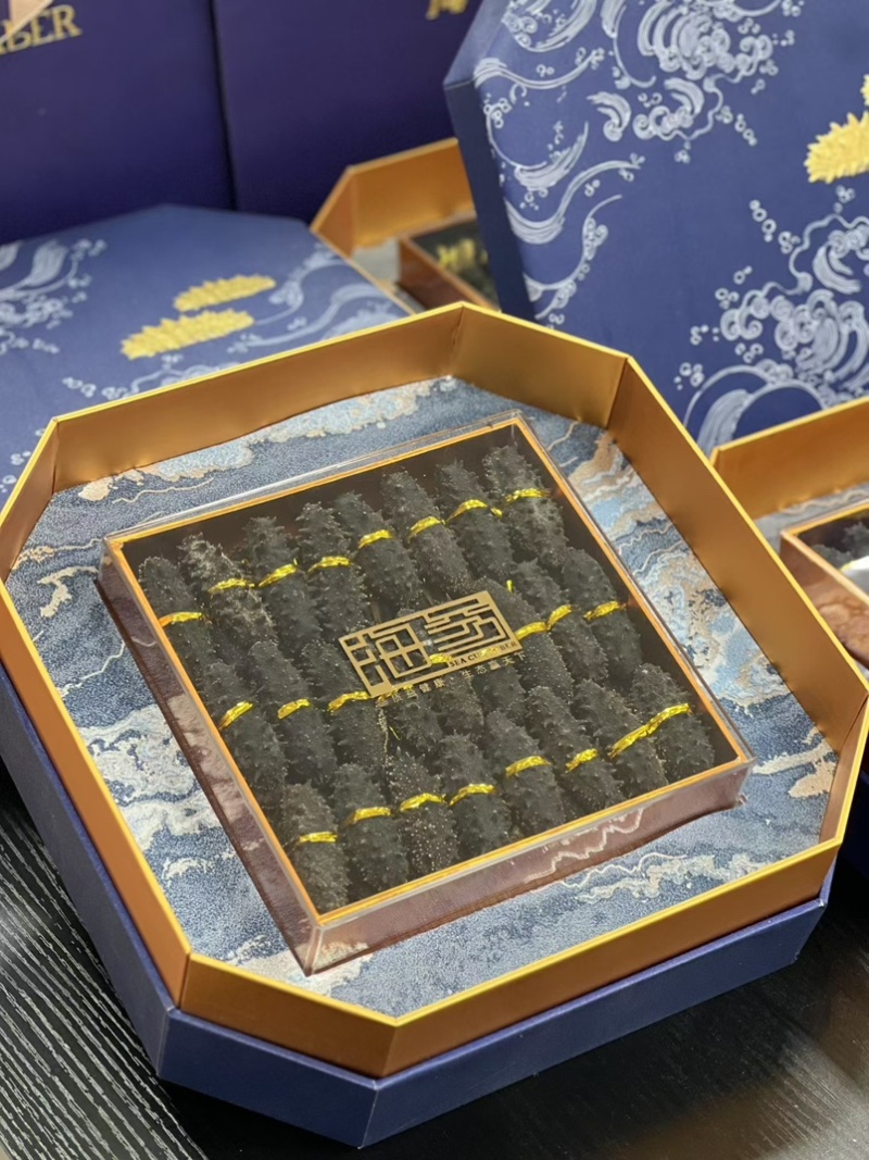 大连辽参国标开口辽参干品海参泡发率10倍刺长厚肉滋补品