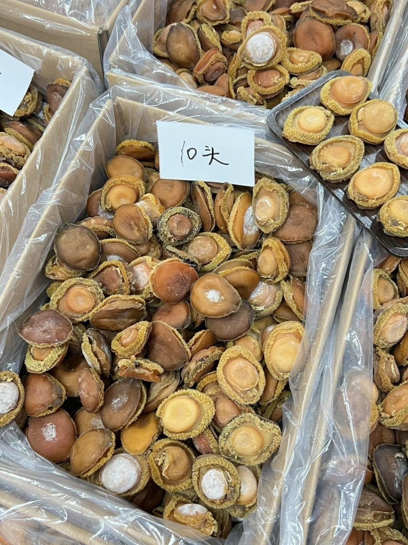 鲍鱼南非干鲍鱼青鲍鱼精选足干鲍鱼香浓郁天然干鲍源头批发