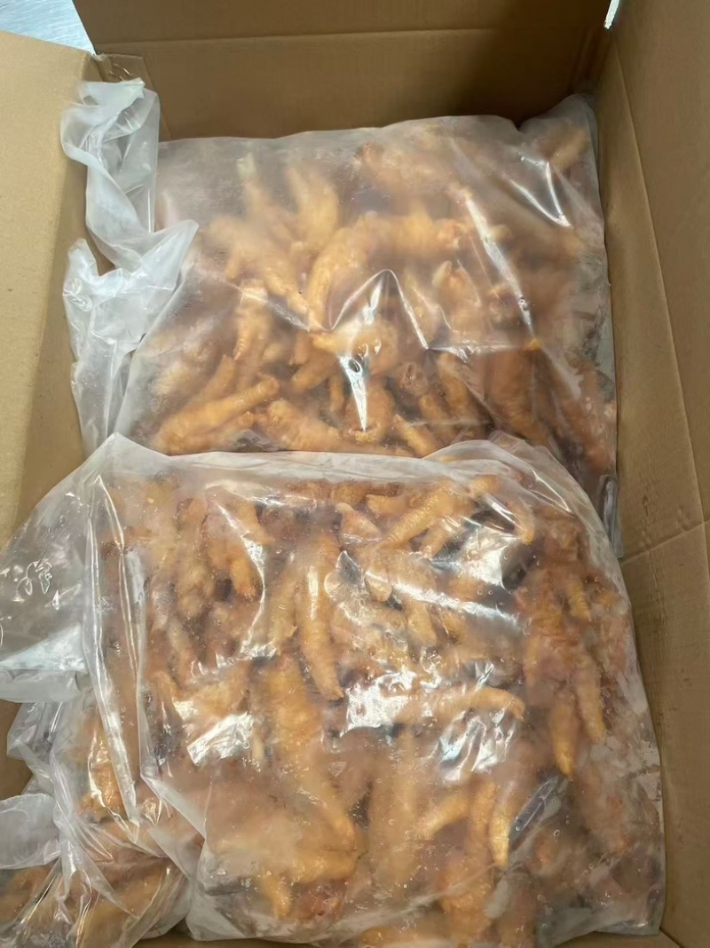 先炸后卤五香虎皮凤爪商用批发地摊火锅烤串香锅等