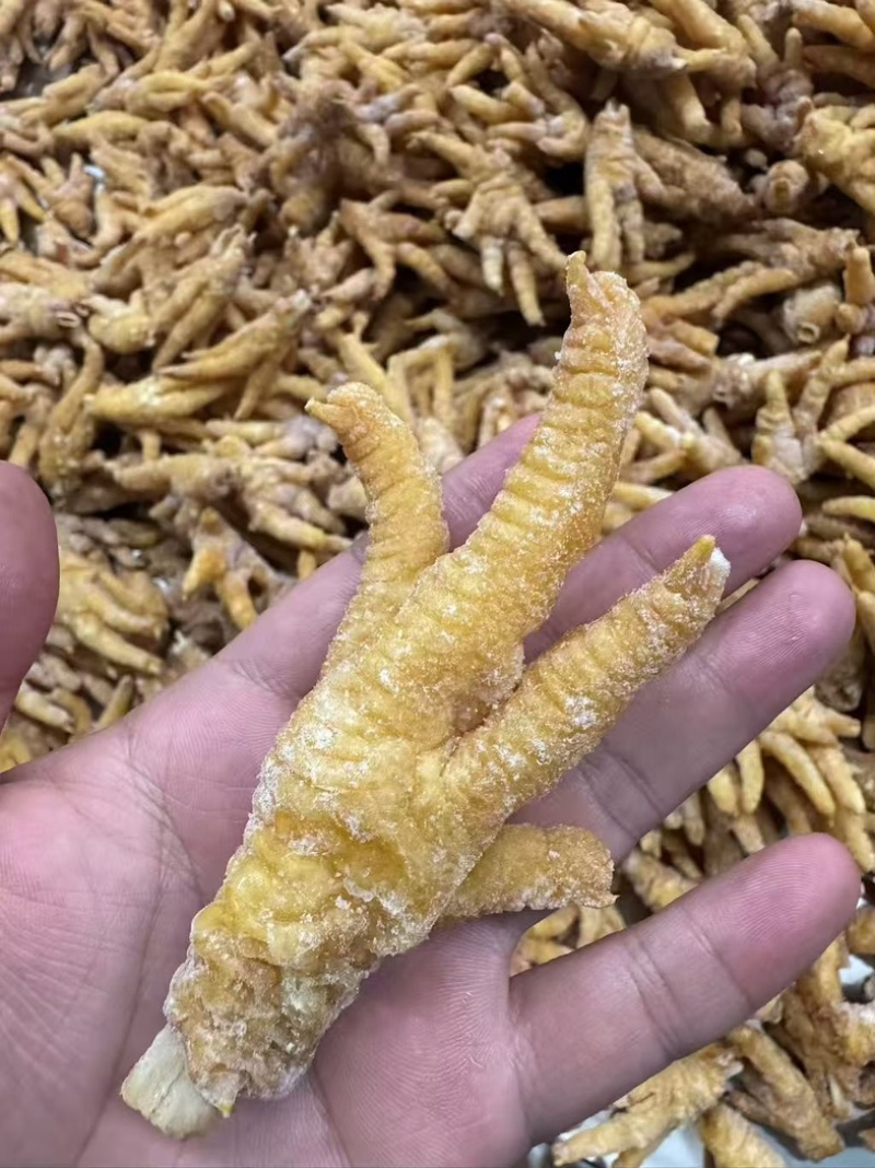 先炸后卤五香虎皮凤爪商用批发地摊火锅烤串香锅等