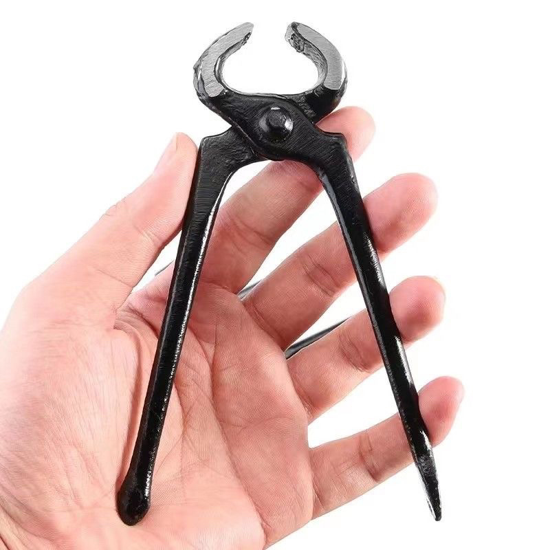 胡桃钳6寸起钉器木工拔钉钳修鞋工具顶嘴钳子家用胡桃钳