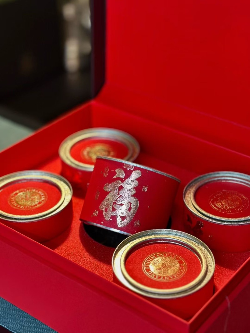 茶礼臻选金骏眉武夷山红茶蜜果香醇一斤装圆罐佳节馈赠臻茶农