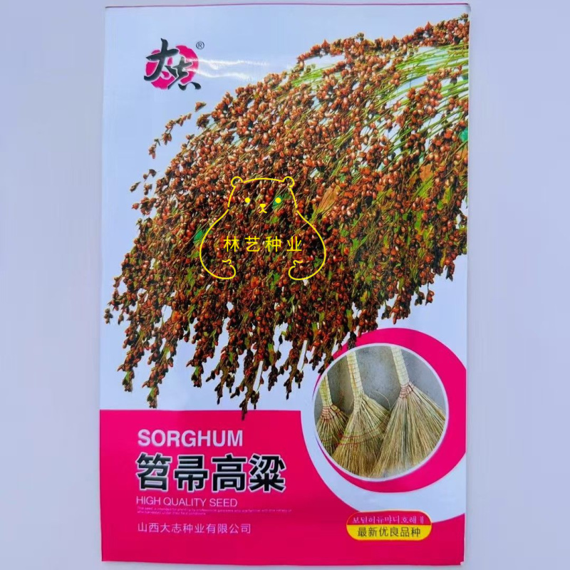 笤帚高粱种子红糯高粱种籽春季播酿酒食用抗旱抗倒扫把高梁种