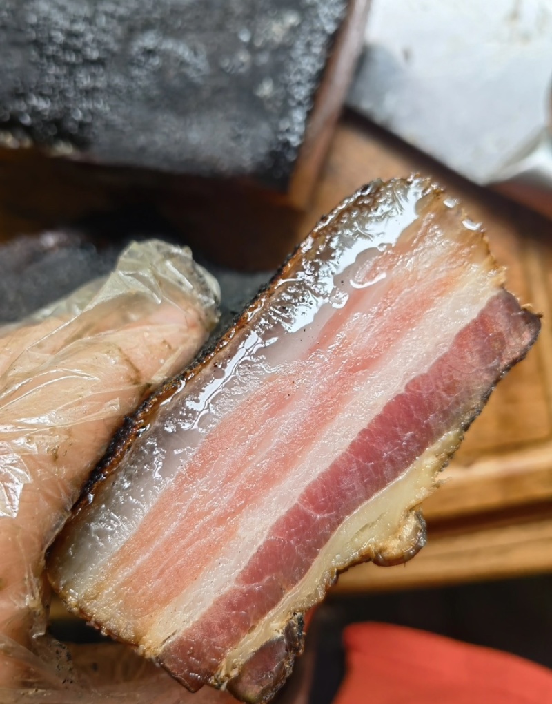 四川腊肉正宗四川特产农家自制五花腊肉传统工艺制作欢迎品尝