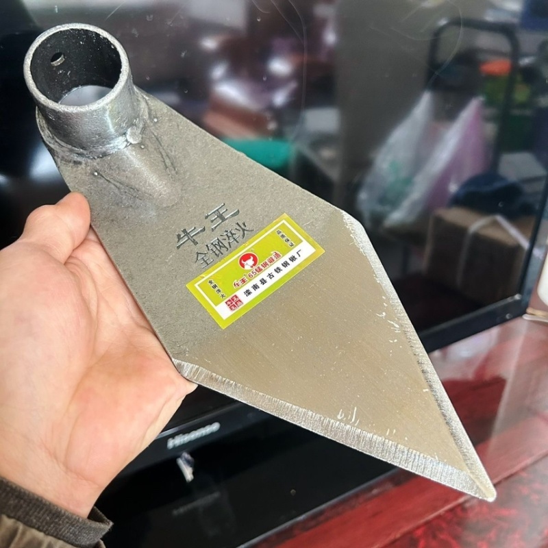 锻打进口锰钢连杆加厚镢头锄头农用农具除草挖笋种菜锄草