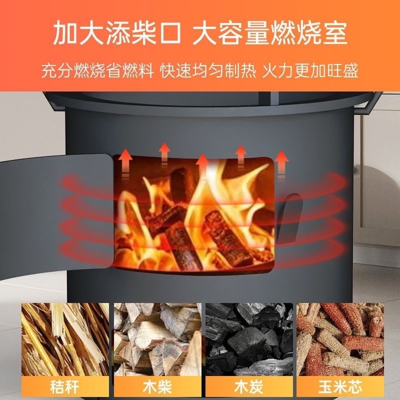 户外烤火炉烧烤围炉引火点碳桶多功能木炭炉露营野外炊具