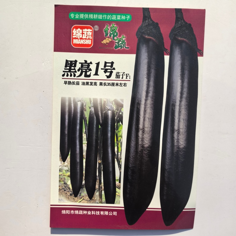 早熟长茄种籽大田种植肉厚籽少高产顺直整齐商品性好耐运输