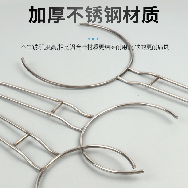 新款多功能不锈钢端碗叉砂锅微波炉烤炉防烫手神器夹碗夹
