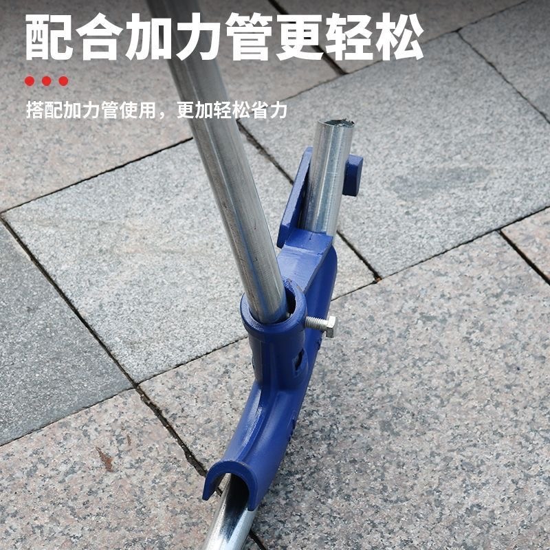 弯管器手动弯管神器水管钢管镀锌管25铁管线管电线管折