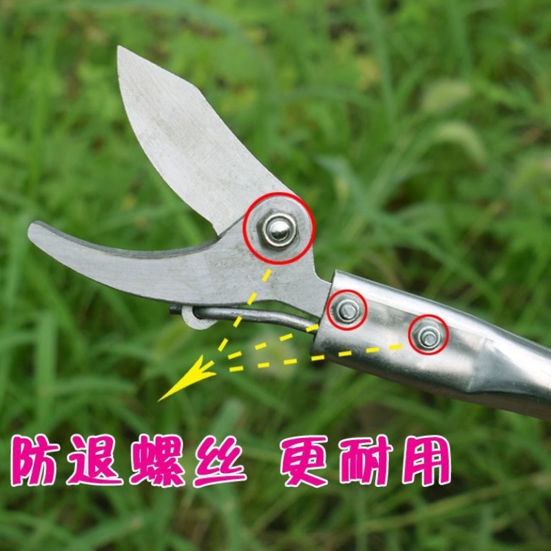 新品高枝剪修枝剪不锈钢剪刀修剪园林疏花稀果剪枝高空剪