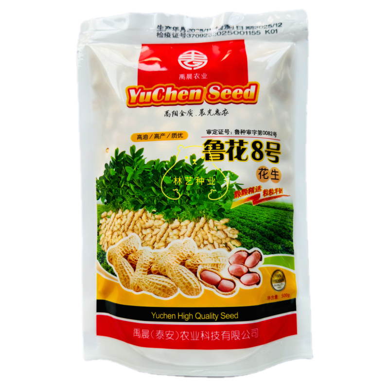 鲁花8号花生种子早熟高产抗病双荚率高优质花生种籽农家大田