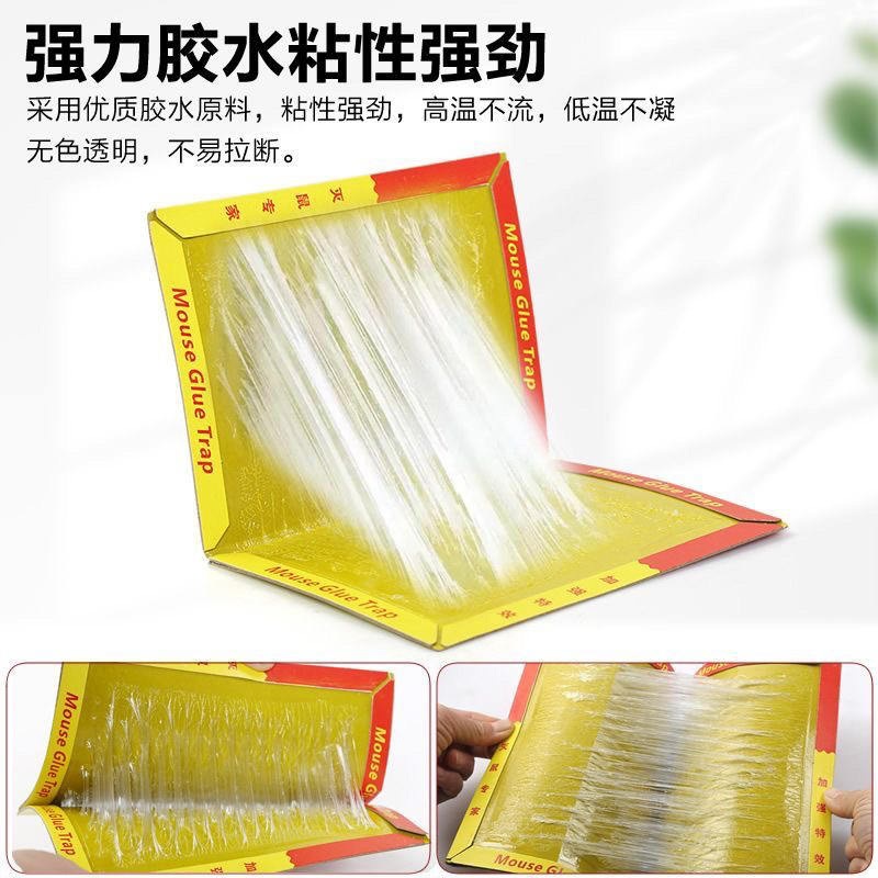 强力粘鼠板家用正品超强力胶捉粘大老鼠灭鼠捕鼠神器一窝