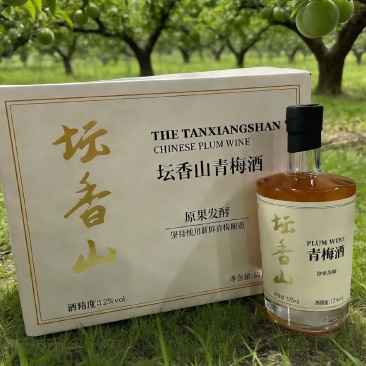 坛香山原果发酵青梅酒375ml6瓶一箱装