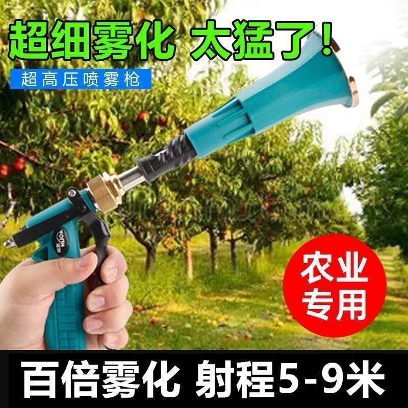 雾化打药机喷枪台湾农用电动喷雾器高压柱塞泵果树喷雾枪