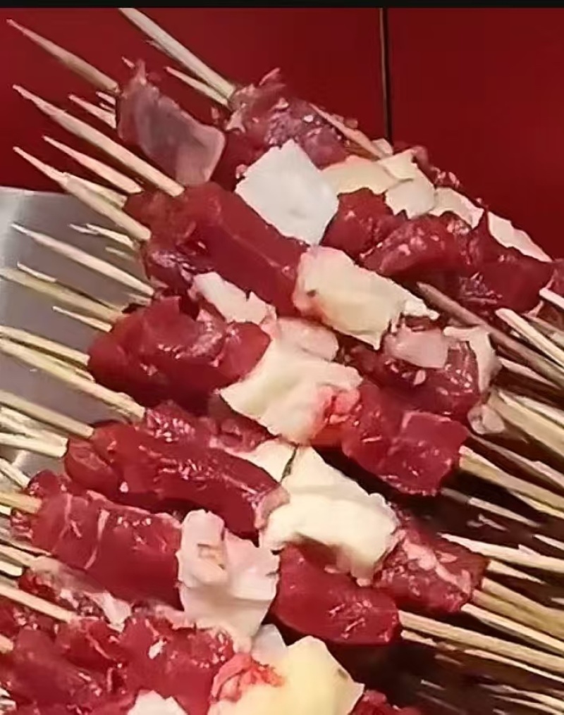 厂家直发新鲜牛肉串草原牛肉质鲜美货真价实量大价优