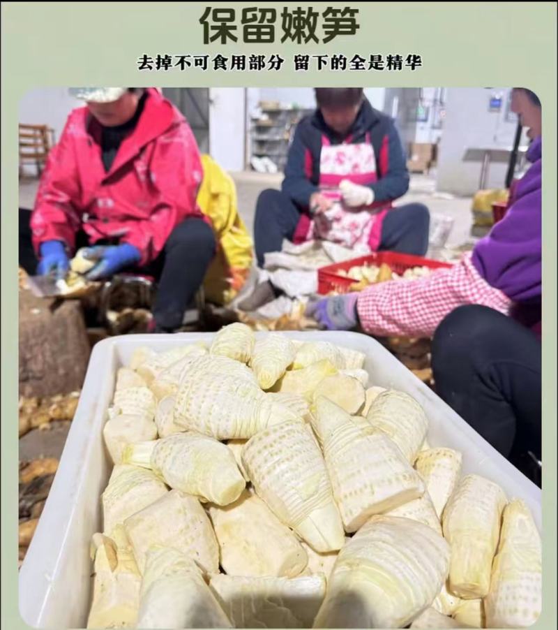新鲜冬笋，时今蔬菜头茬冬笋笋肉。笋肉支持视频验货。