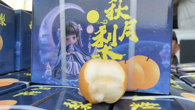 山东二菜阳秋月梨，口感脆甜汁多无渣