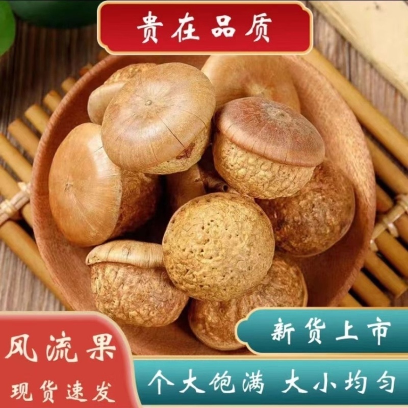 风流果中药材广西石头果纯干货果大饱满，滋补养生规格齐全
