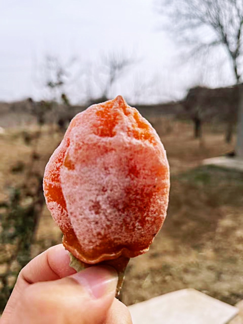 正宗富平柿饼，霜厚流心，软糯香甜！入口即化。