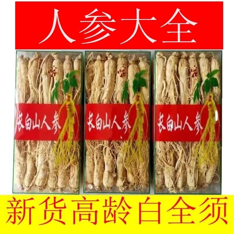 人参中药材长白山林下人参假一赔十批发零售