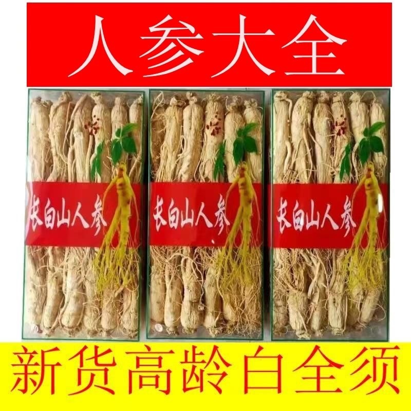 人参中药材长白山林下人参假一赔十批发零售