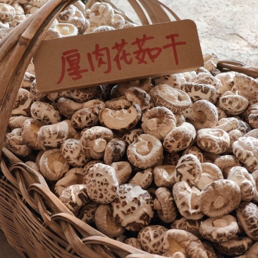 自家新菇上市冬菇花菇干规格齐全批发零售可视频看货