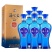 洋河蓝色经典海之蓝52度500ml*6瓶正品浓香白酒自饮送礼