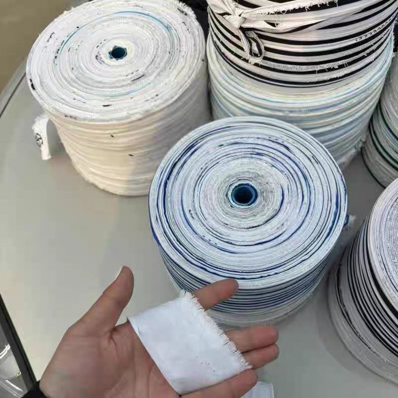 彩条布园艺布条布带捆土球打包绳子园林苗木包土球白色混色无
