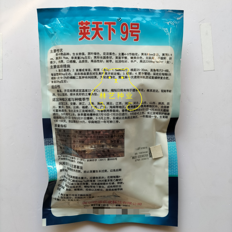 理想荚天下9号豇豆种子荚长厚肉高产抗病农家春秋播种