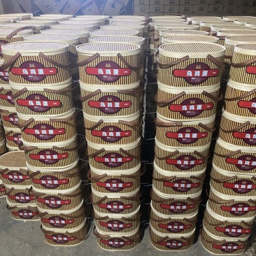 白凤乌鸡蛋竹篓礼盒