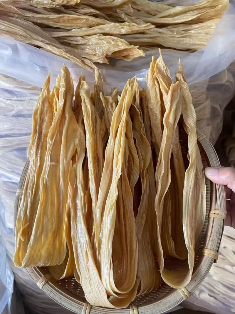 河源客家黄豆腐竹扁竹纯手工黄豆腐竹***