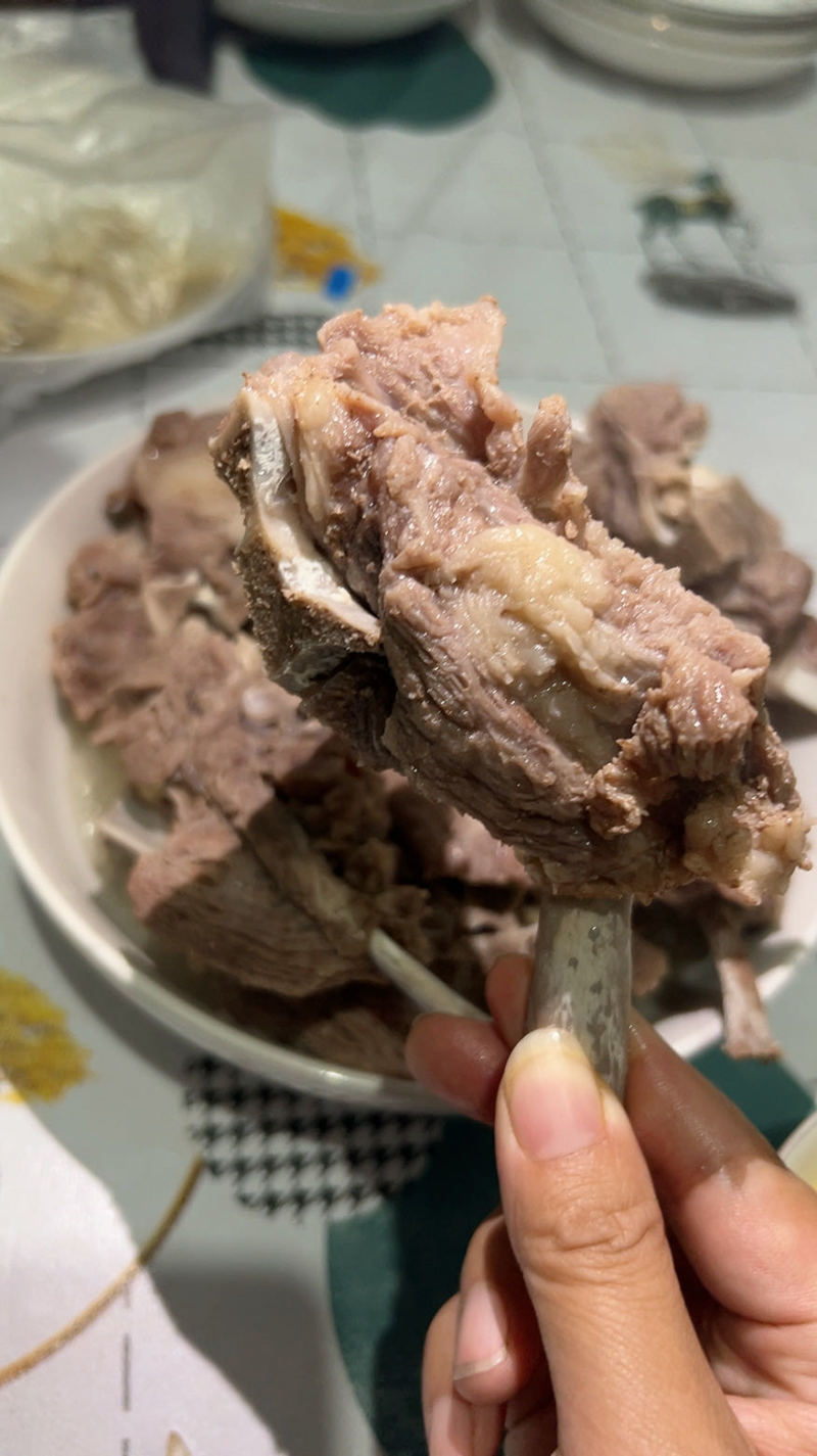 手把羊排，可清水煮