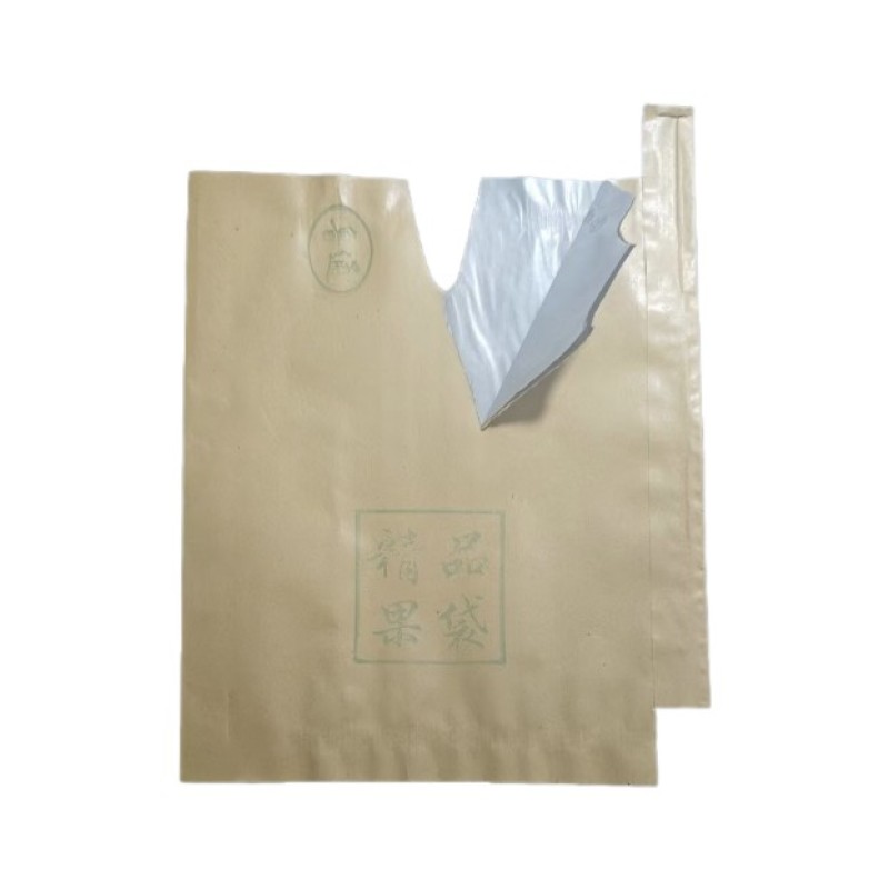 外蜡黄蜡红色牛皮纸内蜡纸桃袋，各种规格中晚熟桃套袋