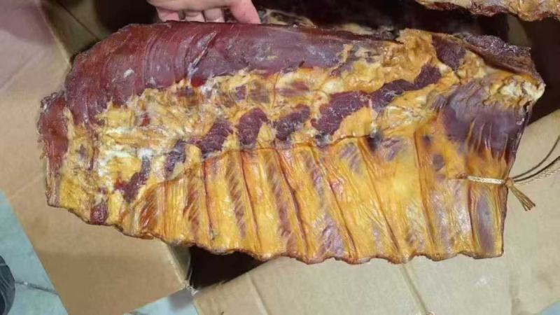 腊排骨烟熏排骨腊猪排腊味腊肉干度好颜色漂亮味道香库房现货
