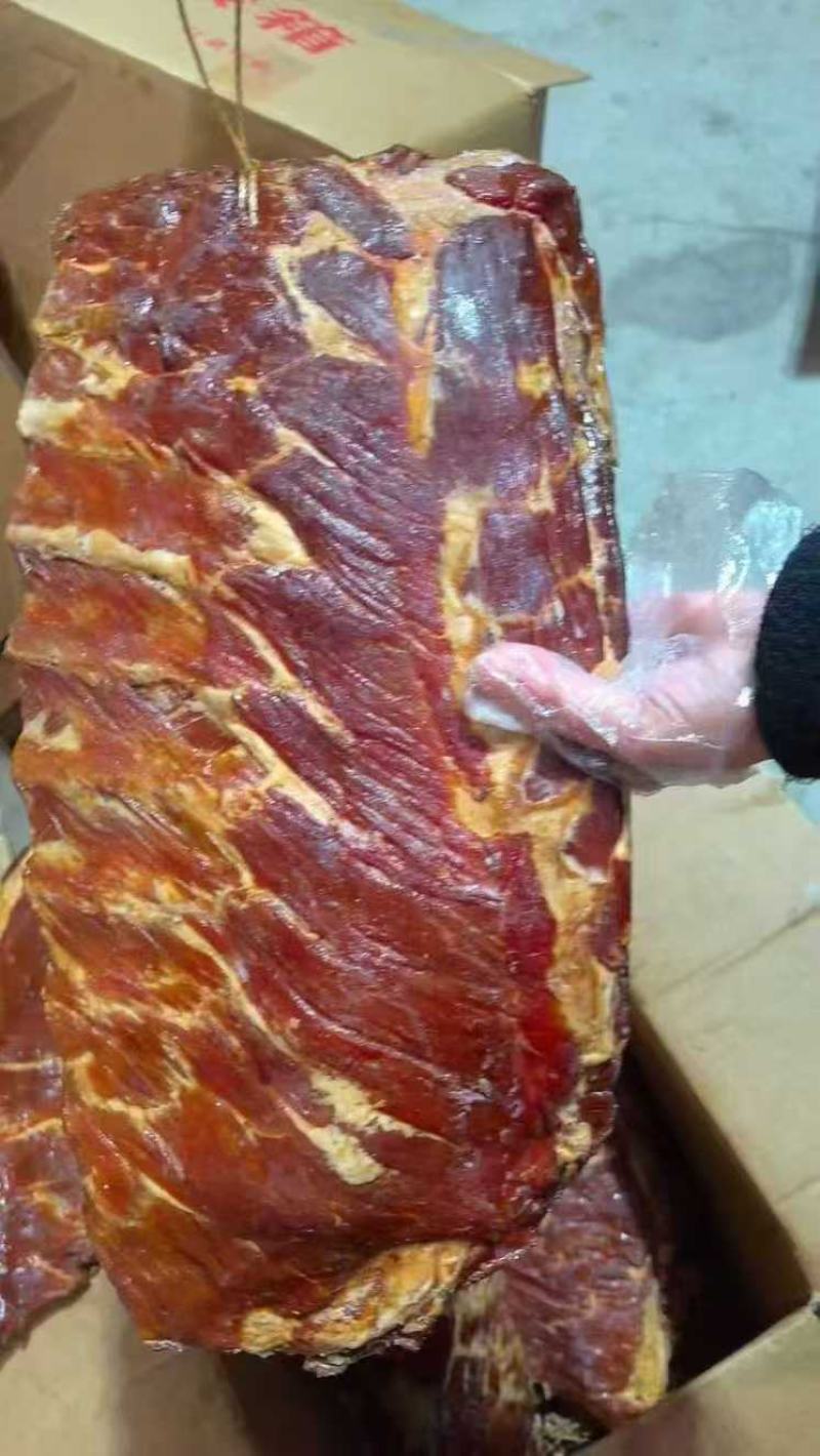 腊排骨烟熏排骨腊猪排腊味腊肉干度好颜色漂亮味道香库房现货