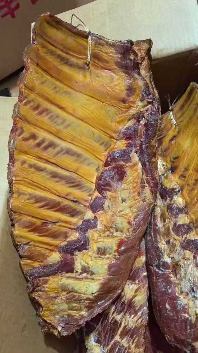 腊排骨烟熏排骨腊猪排腊味腊肉干度好颜色漂亮味道香库房现货