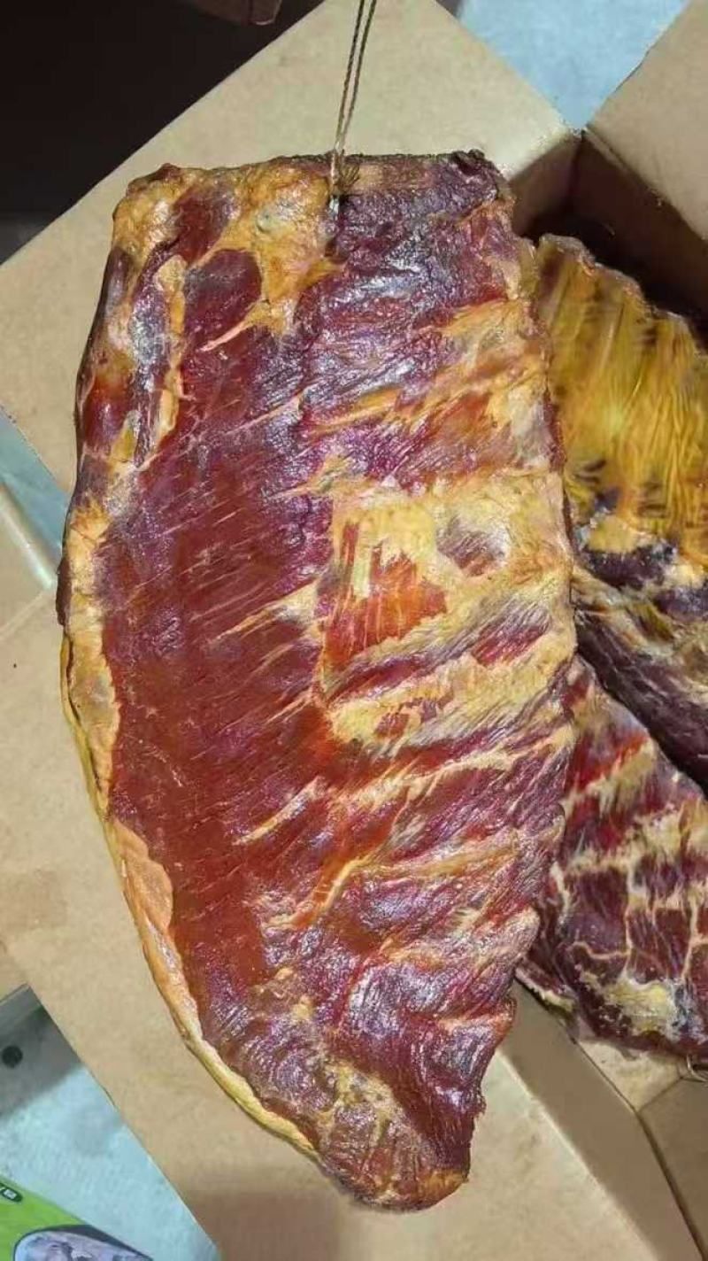 腊排骨烟熏排骨腊猪排腊味腊肉干度好颜色漂亮味道香库房现货