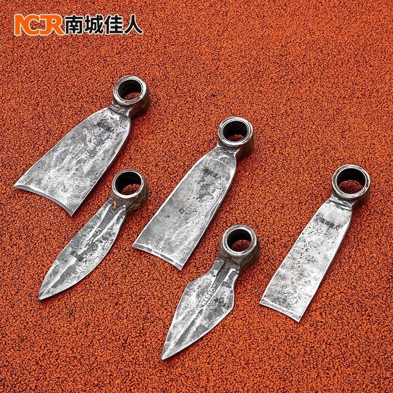 锻打汽车连杆小锄头户外多功能锄头加厚树根挖笋栽菜神器