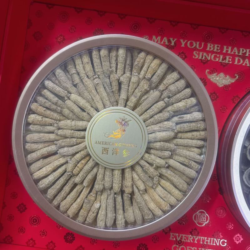 过年新款滋补礼盒福**顺西洋参鹿茸送领导礼物公司团购