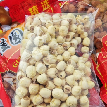 产地直销纯无硫大颗粒湘莲（酒席常用，软糯香甜）