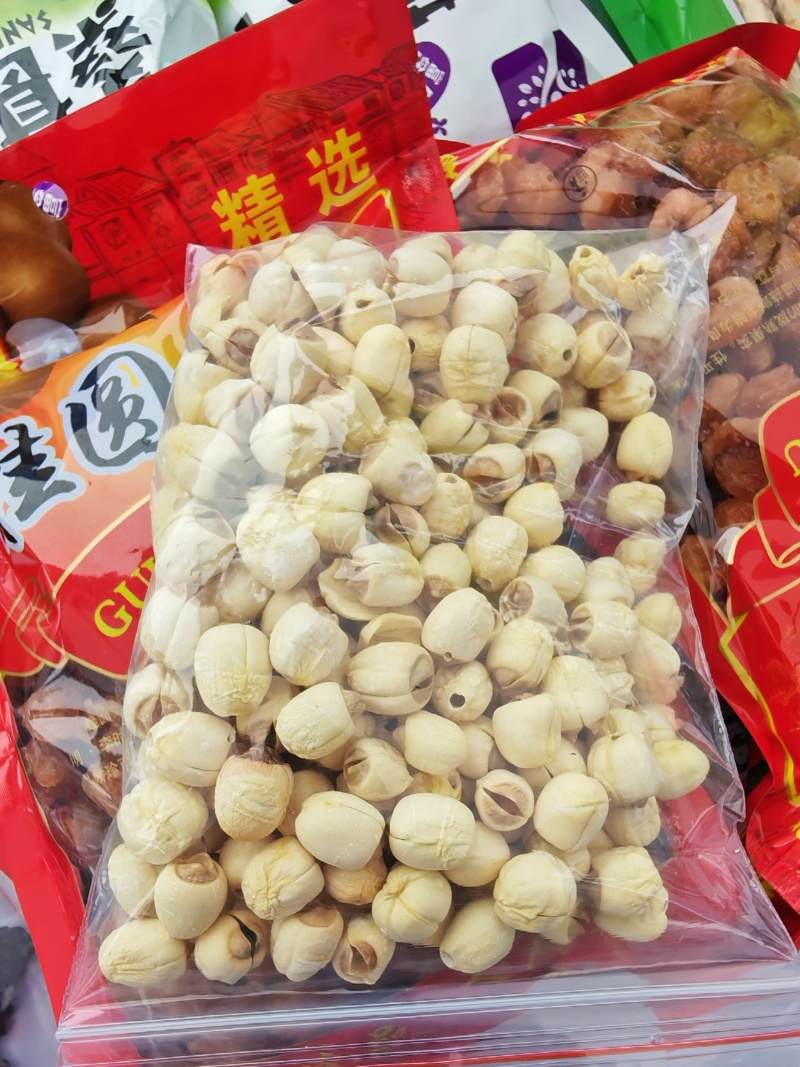产地直销纯无硫大颗粒湘莲（酒席常用，软糯香甜）