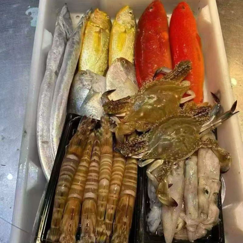 精品海鲜大礼包，来自东海的美味馈赠。各种鲜到眉毛的小海鲜