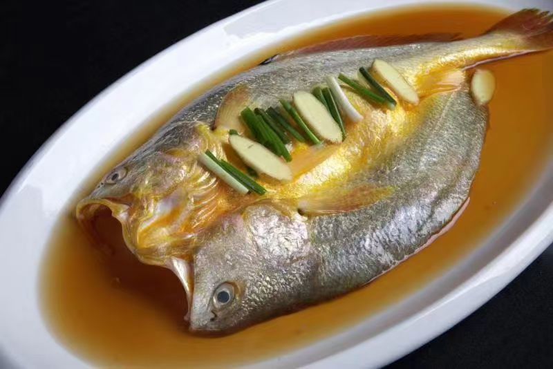 新鲜黄鱼杀制黄鱼鲞去磷去肠味道鲜美