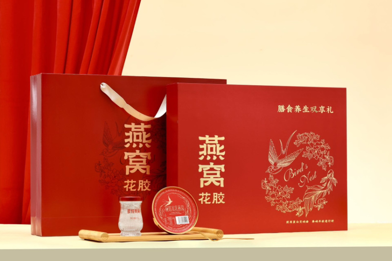 春节滋补品礼盒鲜炖燕窝花胶礼盒装6➕6双享滋补礼盒