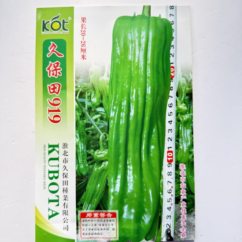 特大果薄皮椒种子早熟粗长薄皮椒微辣抗病抗逆性强高产大田